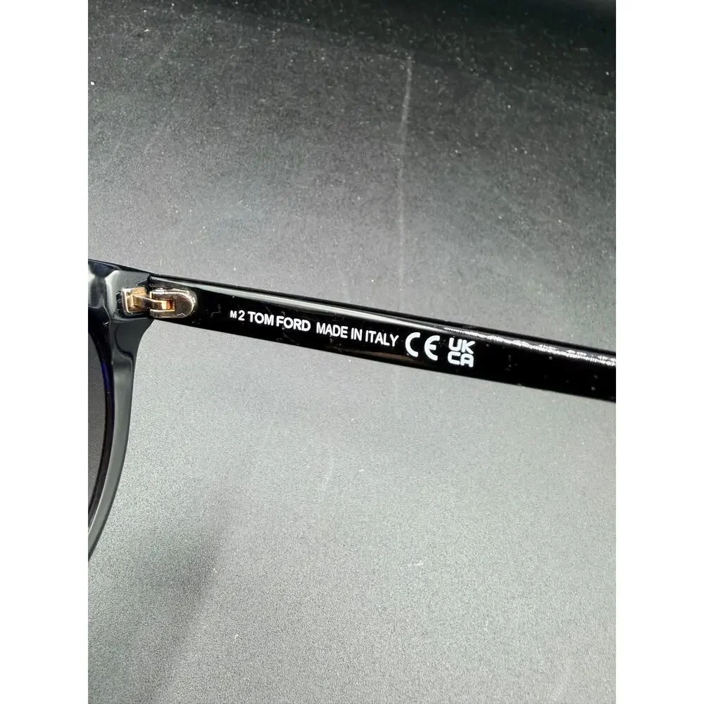 Tom Ford TF787 Maxim Black Cat Eye Sunglasses 59-16 Italy frames